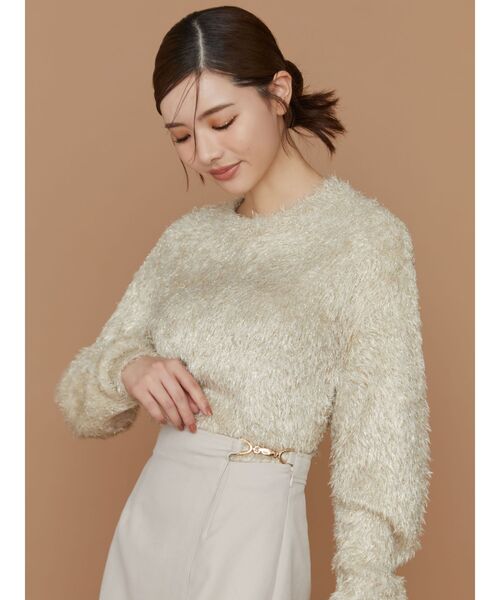 RESEXXY(リゼクシー)の「ビットポイントミニスカート(スカート・レディース・ブラック/チャコールグレー/ベージュ・FREE)」の22枚目の写真