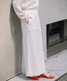 Munich | リネンコットンクロスマキシタイトスカート(デニムスカート)