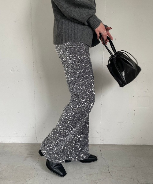 LOWRYS FARM（ローリーズファーム）の「２ＷＡＹメタリックキンチャク  996845（ハンドバッグ・レディース・ブラック/シルバー/グリーン・FREE）」の6枚目の写真