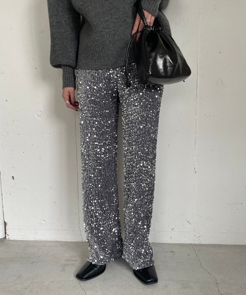 LOWRYS FARM（ローリーズファーム）の「２ＷＡＹメタリックキンチャク  996845（ハンドバッグ・レディース・ブラック/シルバー/グリーン・FREE）」の7枚目の写真