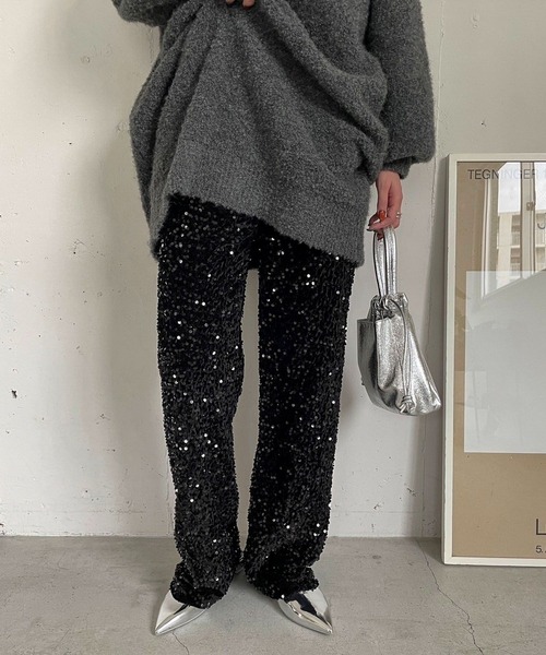 LOWRYS FARM（ローリーズファーム）の「２ＷＡＹメタリックキンチャク  996845（ハンドバッグ・レディース・ブラック/シルバー/グリーン・FREE）」の9枚目の写真