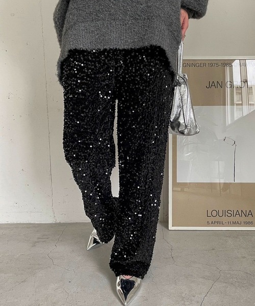 LOWRYS FARM（ローリーズファーム）の「２ＷＡＹメタリックキンチャク  996845（ハンドバッグ・レディース・ブラック/シルバー/グリーン・FREE）」の10枚目の写真