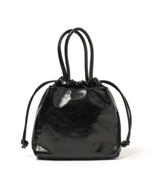 LOWRYS FARM（ローリーズファーム）の「２ＷＡＹメタリックキンチャク  996845（ハンドバッグ・レディース・ブラック/シルバー/グリーン・FREE）」の13枚目の写真