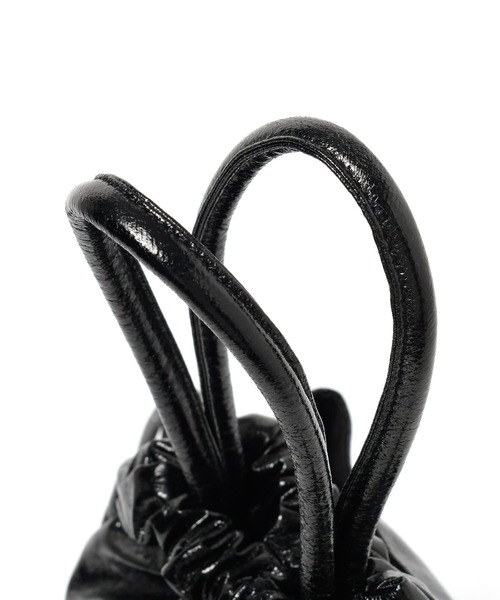 LOWRYS FARM（ローリーズファーム）の「２ＷＡＹメタリックキンチャク  996845（ハンドバッグ・レディース・ブラック/シルバー/グリーン・FREE）」の15枚目の写真