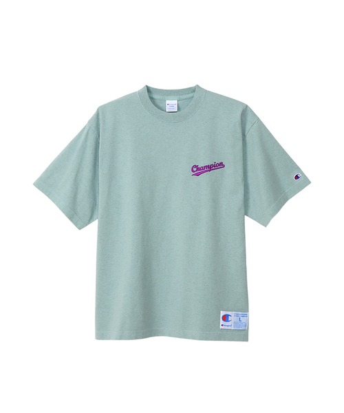 Champion(チャンピオン)の「【Champion/チャンピオン】メンズ アクションスタイル ショートスリーブTシャツ(Tシャツ/カットソー・メンズ・オレンジ/グリーン/ピンク/ブルー・SMALL/MEDIUM/LARGE/X-LARGE)」の2枚目の写真