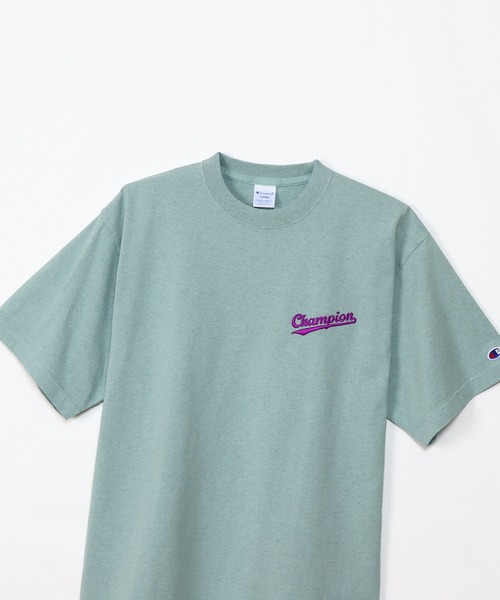 Champion(チャンピオン)の「【Champion/チャンピオン】メンズ アクションスタイル ショートスリーブTシャツ(Tシャツ/カットソー・メンズ・オレンジ/グリーン/ピンク/ブルー・SMALL/MEDIUM/LARGE/X-LARGE)」の6枚目の写真