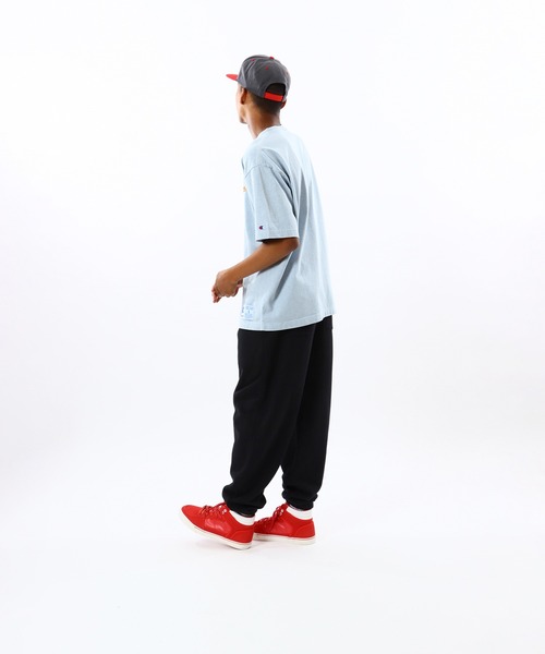 Champion(チャンピオン)の「【Champion/チャンピオン】メンズ アクションスタイル ショートスリーブTシャツ(Tシャツ/カットソー・メンズ・オレンジ/グリーン/ピンク/ブルー・SMALL/MEDIUM/LARGE/X-LARGE)」の14枚目の写真