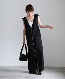 select MOCA | Vネック2WAYジャンスカ(ジャンパースカート)
