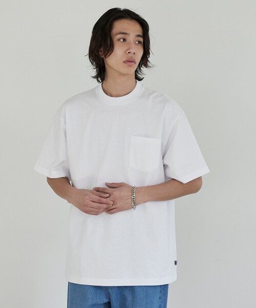 coen（コーエン）の「USAコットンスタンダードポケットTシャツ（Tシャツ/カットソー・メンズ・ブラック/ホワイト/ライトグレー/ダークグレー・S/M/L/XL）」の7枚目の写真