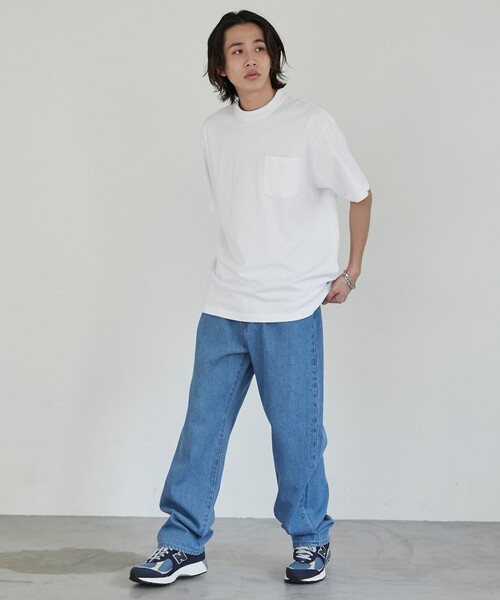 coen（コーエン）の「USAコットンスタンダードポケットTシャツ（Tシャツ/カットソー・メンズ・ブラック/ホワイト/ライトグレー/ダークグレー・S/M/L/XL）」の8枚目の写真