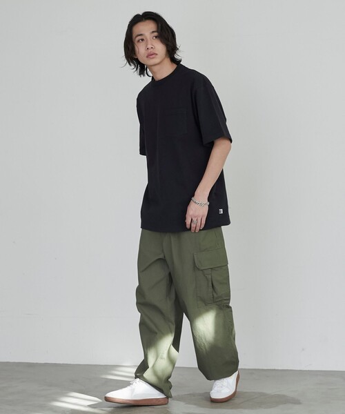 coen（コーエン）の「USAコットンスタンダードポケットTシャツ（Tシャツ/カットソー・メンズ・ブラック/ホワイト/ライトグレー/ダークグレー・S/M/L/XL）」の11枚目の写真