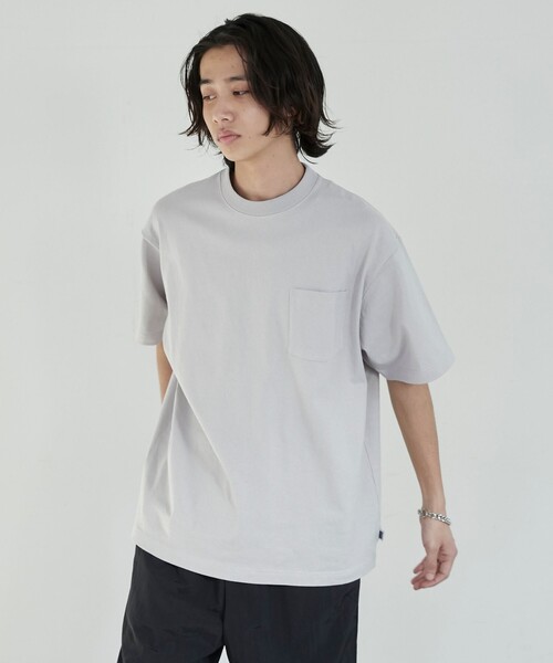 coen（コーエン）の「USAコットンスタンダードポケットTシャツ（Tシャツ/カットソー・メンズ・ブラック/ホワイト/ライトグレー/ダークグレー・S/M/L/XL）」の20枚目の写真