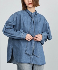 VINTAGE S.V アイリッシュリネン 4XL シャンブレーシャツ