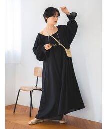 Ungrid | オフショルギャザーボリュームワンピース(ワンピース)