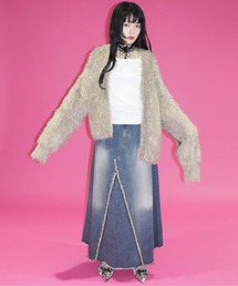musubore(X{)́y select zfringe denim flare SK / tWfjXJ[g(fjXJ[g)