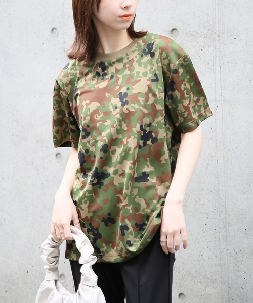 United Athle(ユナイテッドアスレ)の「【United Athle】4.1オンス ドライアスレチック カモフラージュ Tシャツ ※5906(Tシャツ/カットソー・レディース・タイガーカモ/ネイビー系1/ブラック系1/カモフラージュ/ウッドランド/グレー系カモフラージュ/ホワイト系1・XL/L/M/S)」の4枚目の写真