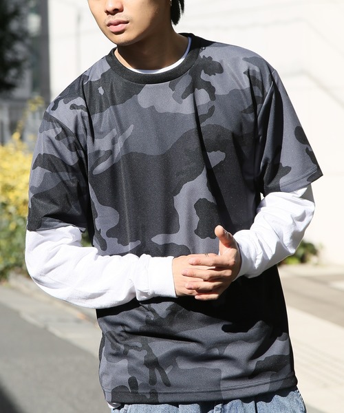 United Athle(ユナイテッドアスレ)の「【United Athle】4.1オンス ドライアスレチック カモフラージュ Tシャツ ※5906(Tシャツ/カットソー・レディース・タイガーカモ/ネイビー系1/ブラック系1/カモフラージュ/ウッドランド/グレー系カモフラージュ/ホワイト系1・XL/L/M/S)」の9枚目の写真