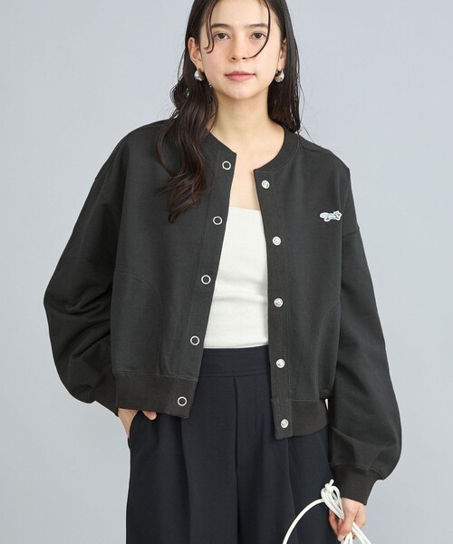 PENNEYS(ぺニーズ)の「PENNEYS(ぺニーズ)別注インレイクルーネックカーディガン(カーディガン/ボレロ・レディース・オフホワイト/ライトグレー/ネイビー/ダークグレー/ロイヤルブルー・M/L)」の4枚目の写真