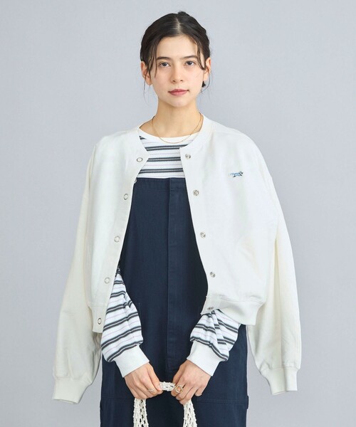 PENNEYS(ぺニーズ)の「PENNEYS(ぺニーズ)別注インレイクルーネックカーディガン(カーディガン/ボレロ・レディース・オフホワイト/ライトグレー/ネイビー/ダークグレー/ロイヤルブルー・M/L)」の12枚目の写真