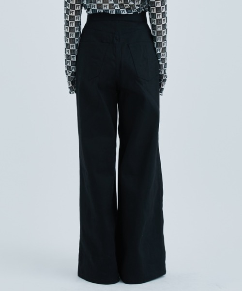 JOHN LAWRENCE SULLIVAN（ジョンローレンスサリバン）の「【JOHN LAWRENCE SULLIVAN/ジョンローレンスサリバン】RIGID DENIM WIDE PANTS (SHORT LENGTH)（デニムパンツ・レディース・ブラック/ホワイト・XS/S）」の15枚目の写真