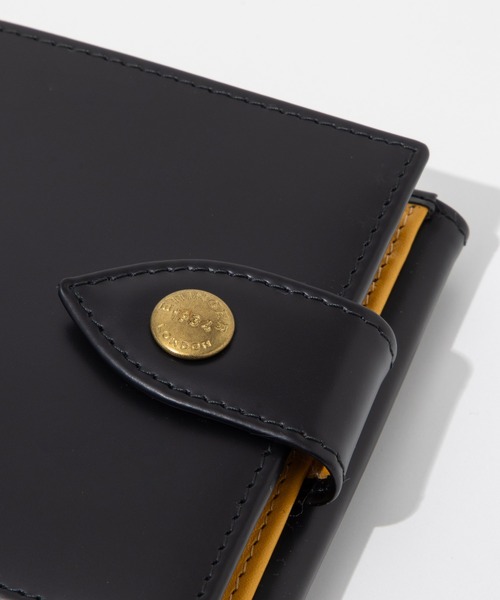ETTINGER（エッティンガー）の「ETTINGER Tab Wallet with 10 C/C & Purse エッティンガー ブライドルレザー 2つ折りタブ財布（財布・メンズ・ブラック・FREE）」の2枚目の写真