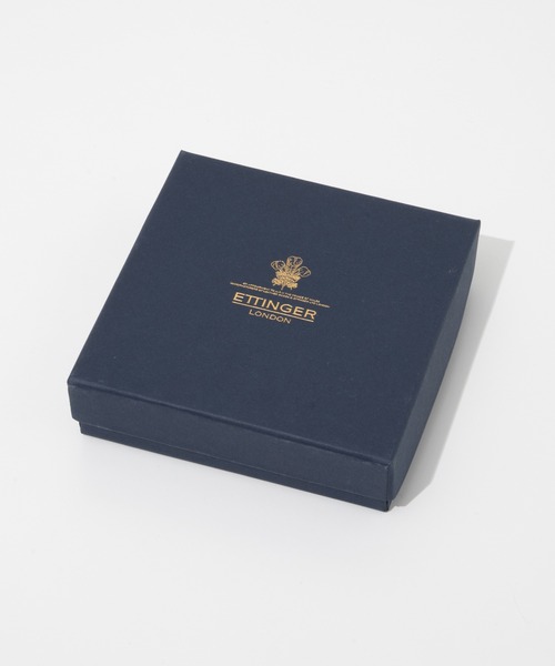 ETTINGER（エッティンガー）の「ETTINGER Tab Wallet with 10 C/C & Purse エッティンガー ブライドルレザー 2つ折りタブ財布（財布・メンズ・ブラック・FREE）」の9枚目の写真