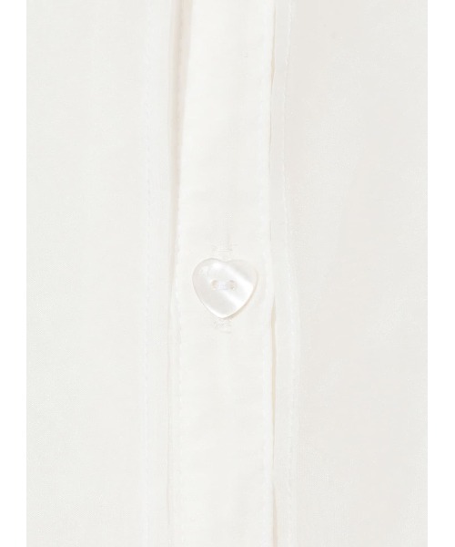 COEL（コエル）の「ビッグカラーシアーシャツ（シャツ/ブラウス・レディース・ピンク/ホワイト/ブラック・FREE）」の17枚目の写真