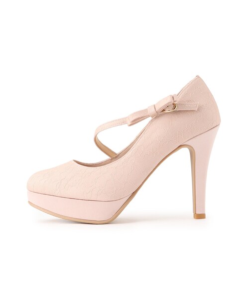 ESPERANZA(エスペランサ)の「斜めストラップ厚底リボンパンプス 結婚式二次会 パーティー 24SS(パンプス・レディース・チョコ/ブラック系8/ブルー系その他7・24.5cm/23.5cm/24.0cm/22.0cm/22.5cm/23.0cm)」の8枚目の写真