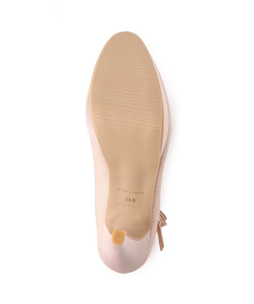 ESPERANZA(エスペランサ)の「斜めストラップ厚底リボンパンプス 結婚式二次会 パーティー 24SS(パンプス・レディース・チョコ/ブラック系8/ブルー系その他7・24.5cm/23.5cm/24.0cm/22.0cm/22.5cm/23.0cm)」の13枚目の写真