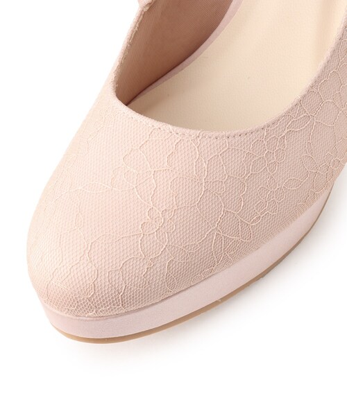ESPERANZA(エスペランサ)の「斜めストラップ厚底リボンパンプス 結婚式二次会 パーティー 24SS(パンプス・レディース・チョコ/ブラック系8/ブルー系その他7・24.5cm/23.5cm/24.0cm/22.0cm/22.5cm/23.0cm)」の14枚目の写真