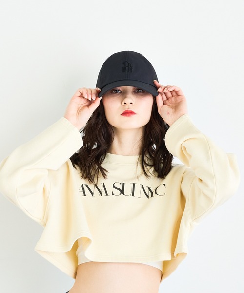 ANNA SUI NYC（アナ スイ エヌ ワイ シー）の「ANNA SUI NYC ロングテールキャップ（キャップ・レディース・グリーン/ブラック/ブルー/ベージュ・FREE）」の2枚目の写真