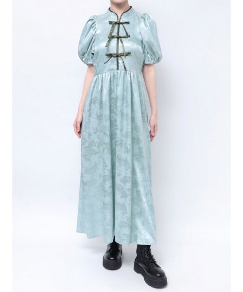 セール】チャイナリボンロングワンピース（ワンピース）｜jouetie