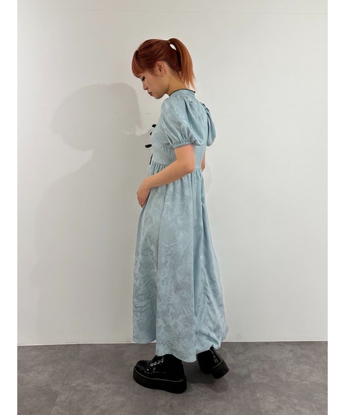 jouetie(ジュエティ)の「チャイナリボンロングワンピース(ワンピース・レディース・アイボリー/ブルー/ブラック・MEDIUM)」の12枚目の写真