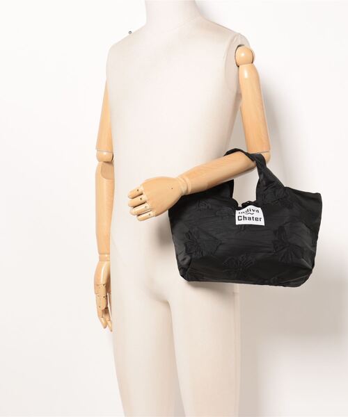 TONE SELECT GOODS（トーンセレクトグッズ）の「Liaa/花柄 リボン柄 ミニトートバッグ（トートバッグ・レディース・ピンク系2/ピンク系1/グリーン系1/ブラック/レッド/グリーン系2・FREE）」の16枚目の写真