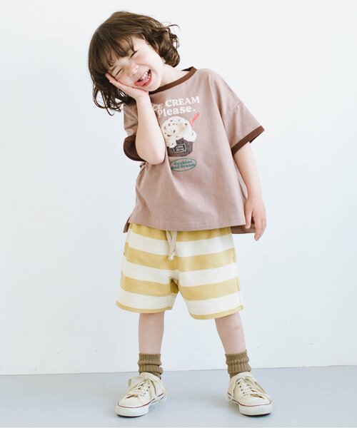 p.premier（ピードットプルミエ）の「ナチュラルカラーリブソックス（ソックス/靴下・キッズ・グレー/アイボリー/ブラウン・15 /18/21）」の12枚目の写真