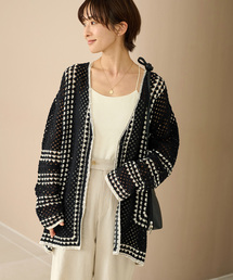 《追加4》クロシェラインVネックカーディガン