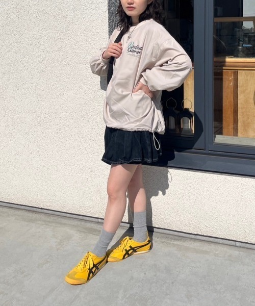 nemne store(ネンネストア)の「【低身長サイズあり】バッグロゴナイロンドロストプルオーバー(その他トップス・レディース・ネイビー/グレー・SMALL/MEDIUM)」の14枚目の写真