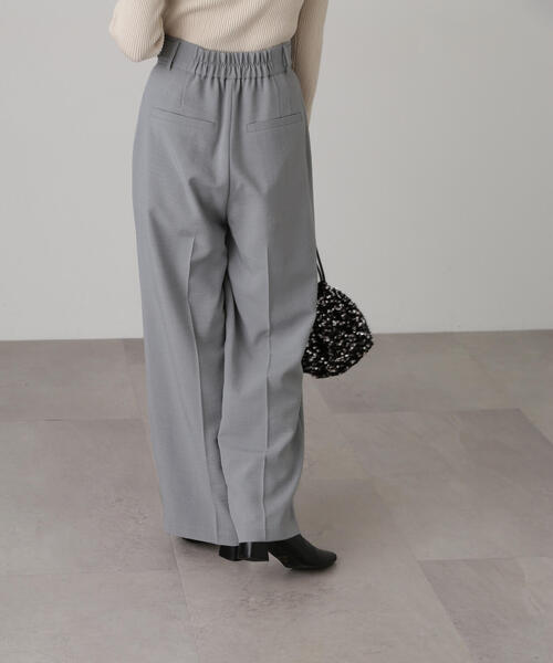 FREE'S MART（フリーズマート）の「[低身長サイズ/Sシリーズ]気流染めサイドボタンワイドパンツ（スラックス・レディース・ホワイト/グレー/ライトグリーン/ベージュ・SMALL/X-SMALL/MEDIUM）」の22枚目の写真