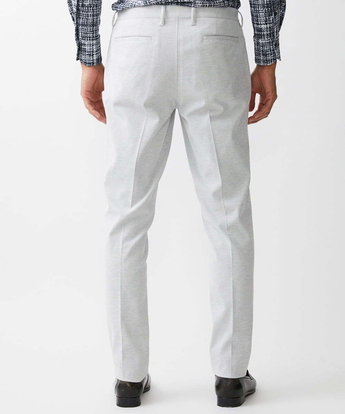 MICHEL KLEIN HOMME (ミッシェルクランオム)の「テーパードスラックスパンツ(スラックス・メンズ・ライトグレー/ダークグレー・MEDIUM/LARGE/X-LARGE)」の12枚目の写真