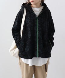 Emago（イマゴ）の「EMAGO 花刺繍パーカー（パーカー）」