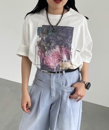 PAGEBOY | メルティフラワーアートTシャツ(Tシャツ/カットソー)