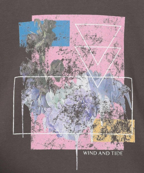 PAGEBOY(ページボーイ)の「メルティフラワーアートTシャツ(Tシャツ/カットソー・レディース・オフホワイト/チャコールグレー/ベージュ・FREE)」の12枚目の写真