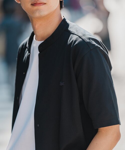 セール】LACOSTE (ラコステ) 別注 バンドカラー フルオープン