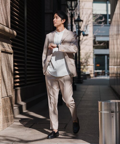 LACOSTE（ラコステ）の「LACOSTE (ラコステ) 別注 バンドカラー フルオープン ポロシャツ（ポロシャツ・メンズ・ホワイト/グリーン/ブラック/ネイビー・4/3/2/5）」の17枚目の写真