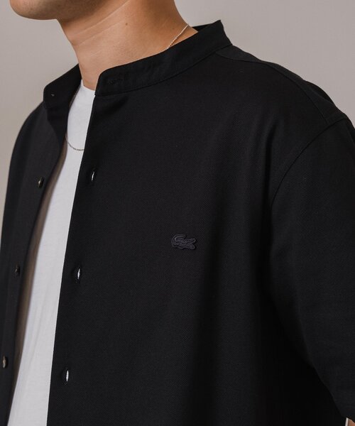 セール】LACOSTE (ラコステ) 別注 バンドカラー フルオープン