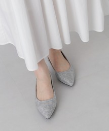 NANO universe | ツイードフラットパンプス(パンプス)