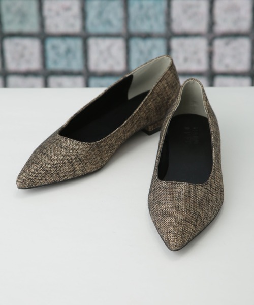 NANO universe｜メッシュフラットパンプス | Rakuten Fashion