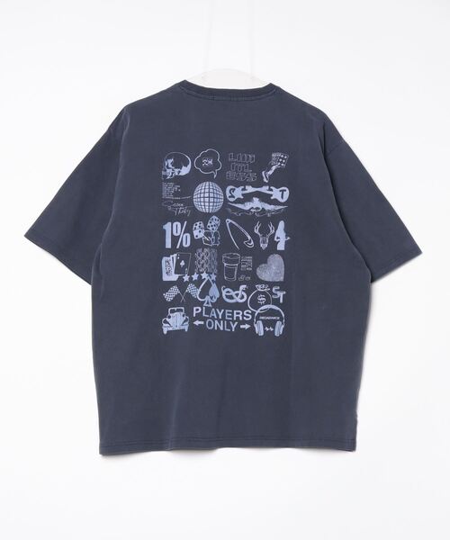 RE730 古着風ロゴプリント半袖Tシャツ（Tシャツ/カットソー）｜RE730（アールイーセブンサーティー）