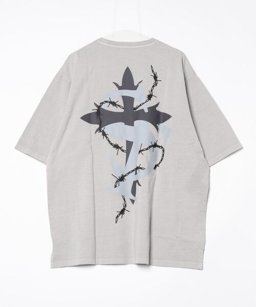 RE730 古着風ロゴプリント半袖Tシャツ（Tシャツ/カットソー）｜RE730（アールイーセブンサーティー）