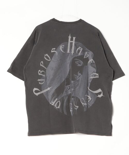 RE730 古着風ロゴプリント半袖Tシャツ（Tシャツ/カットソー）｜RE730（アールイーセブンサーティー）